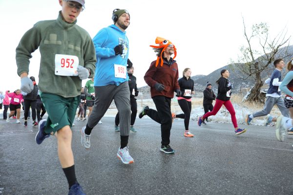 Participants in the Sweet Race