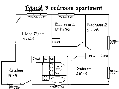 3 bedroom